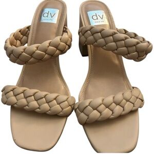 DV by Dolce Vita Women's Braided Tan Sandals Size 8